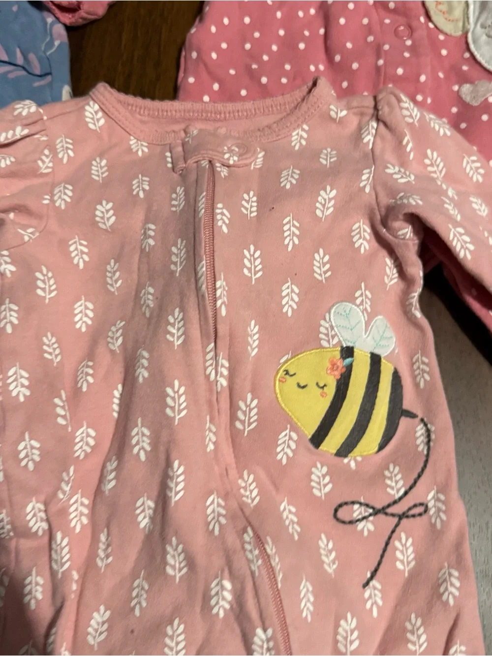 Baby girl sleeper bundle